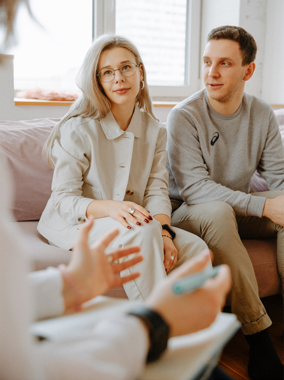couple going through divorce counselling